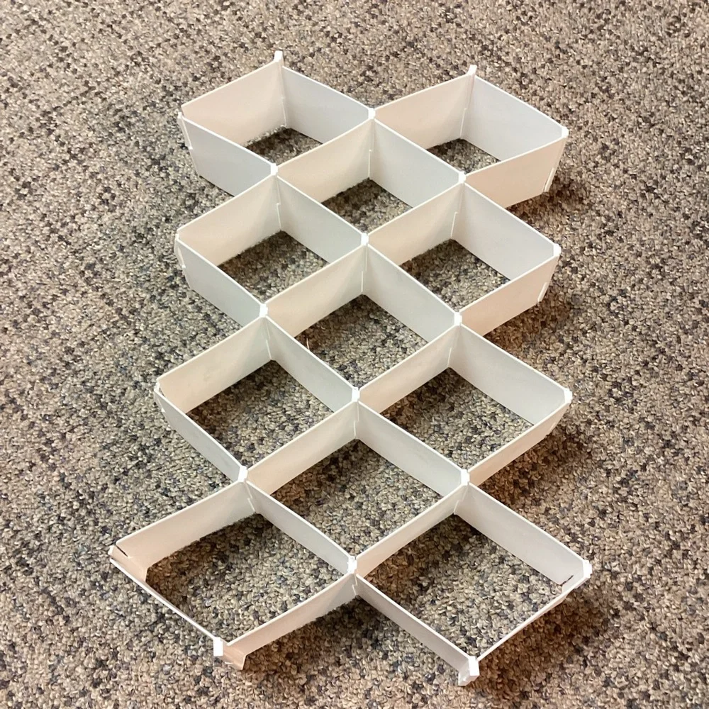 White Adjustable Drawer Organizer * Design for your drawer space